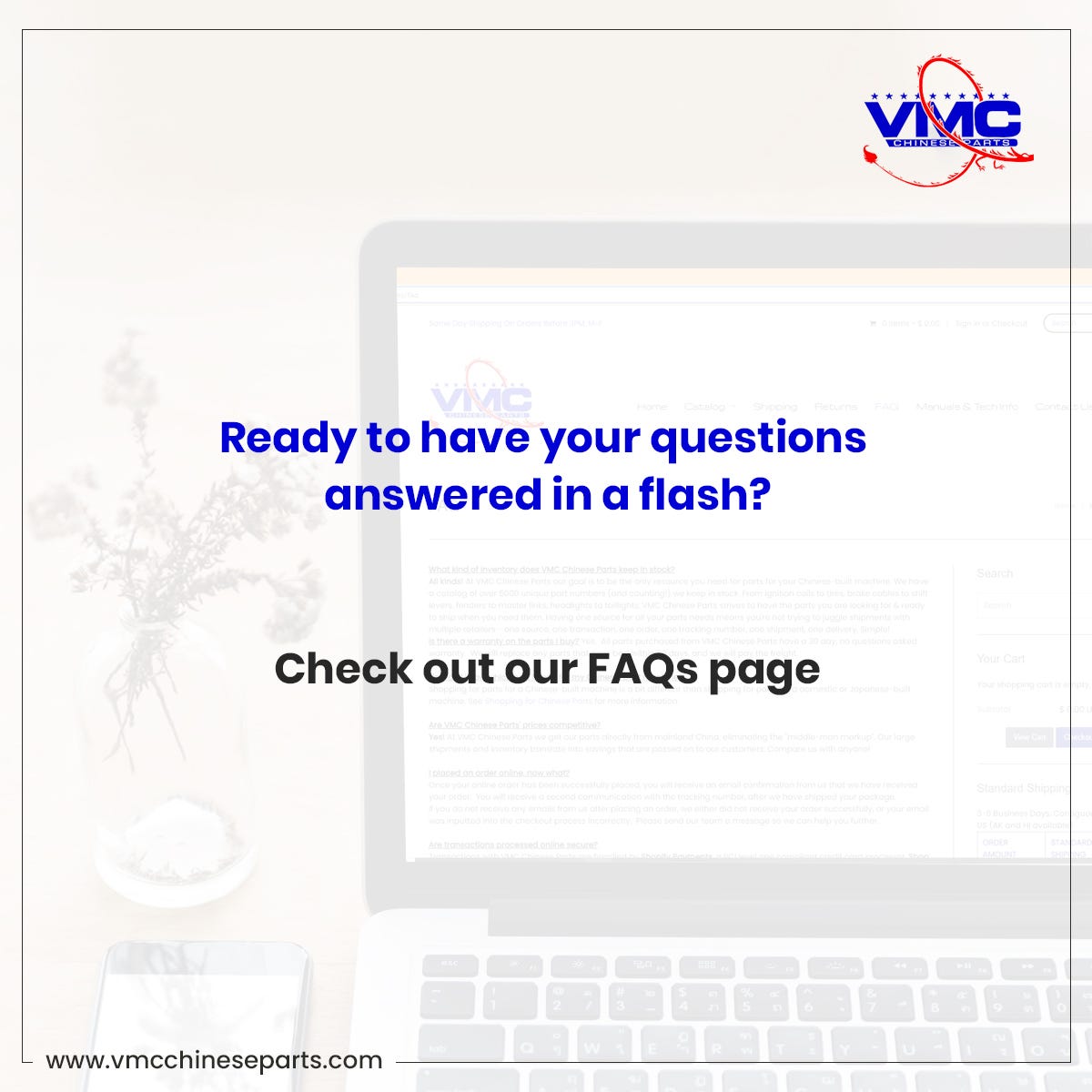 Quality Chinese Machine Parts and Customer Education at VMC VMC