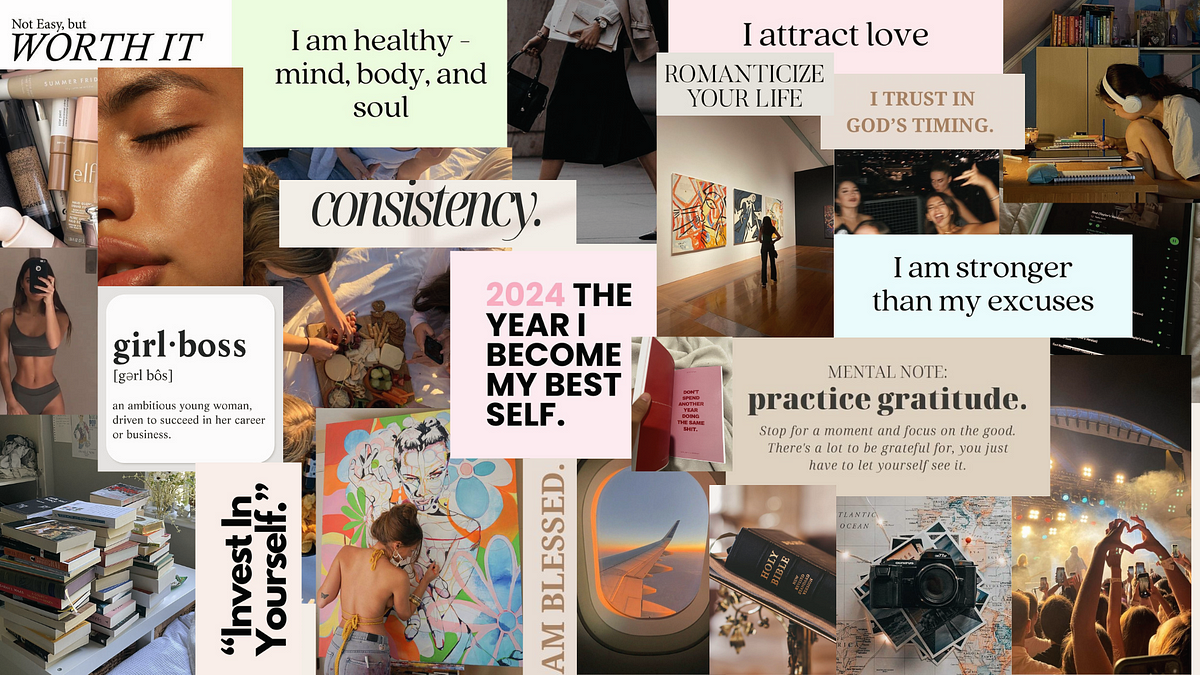 How I kickstared my 2024 with Canva and Pinterest | by Maykee Girl | Medium