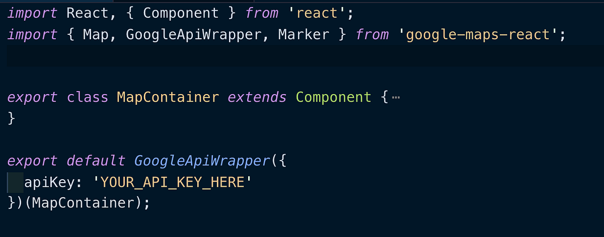 Implementing the Google Maps API in Your React Application | by Sean ...
