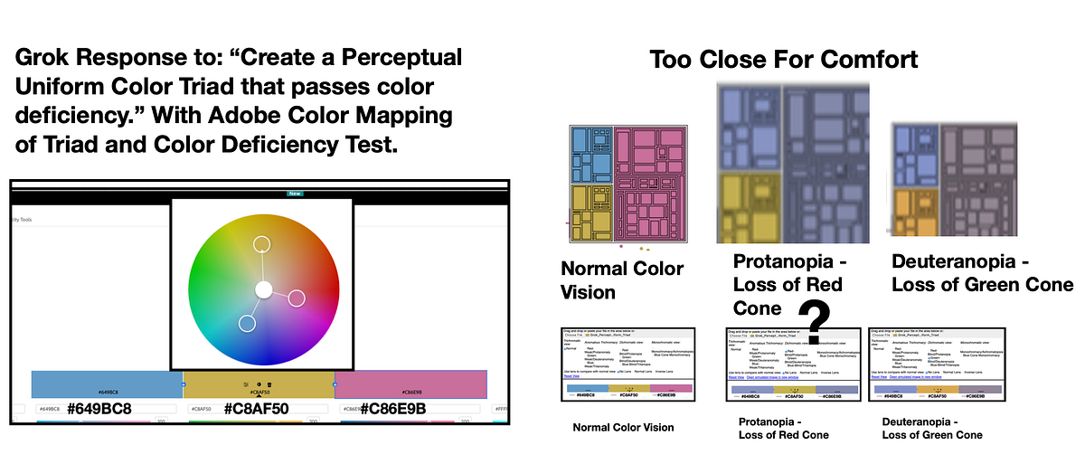 A color suggestion study in accessible perceptual uniformity