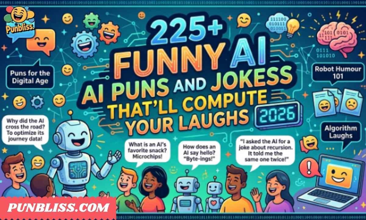 225+ Funny AI Puns and Jokes That’ll Compute Your Laughs (2026)