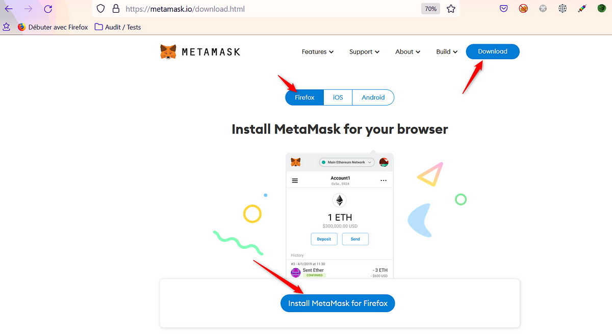 metamask wallet web extension