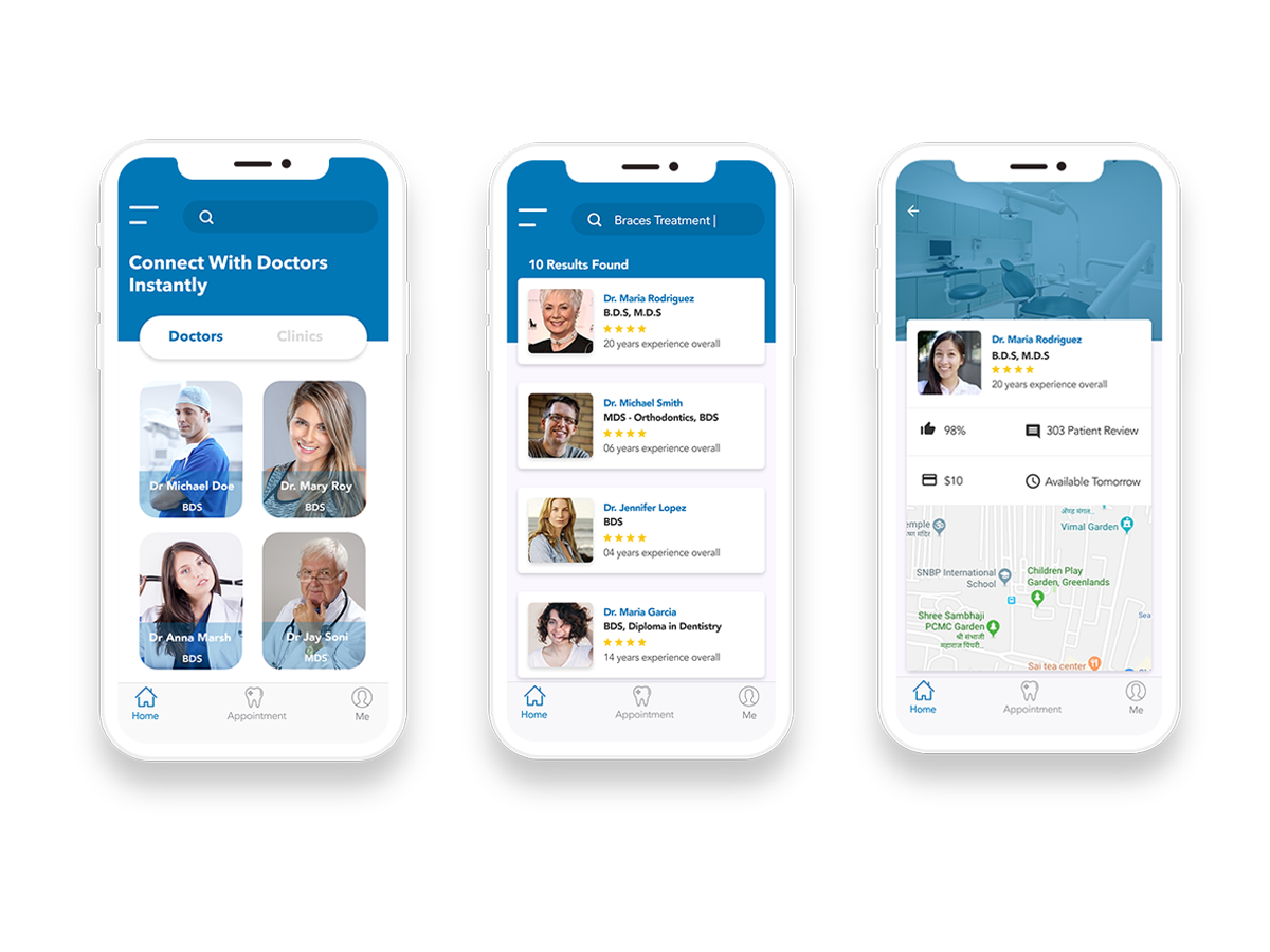 Doctor Appointment Booking mobile app Template Design - UpLabs