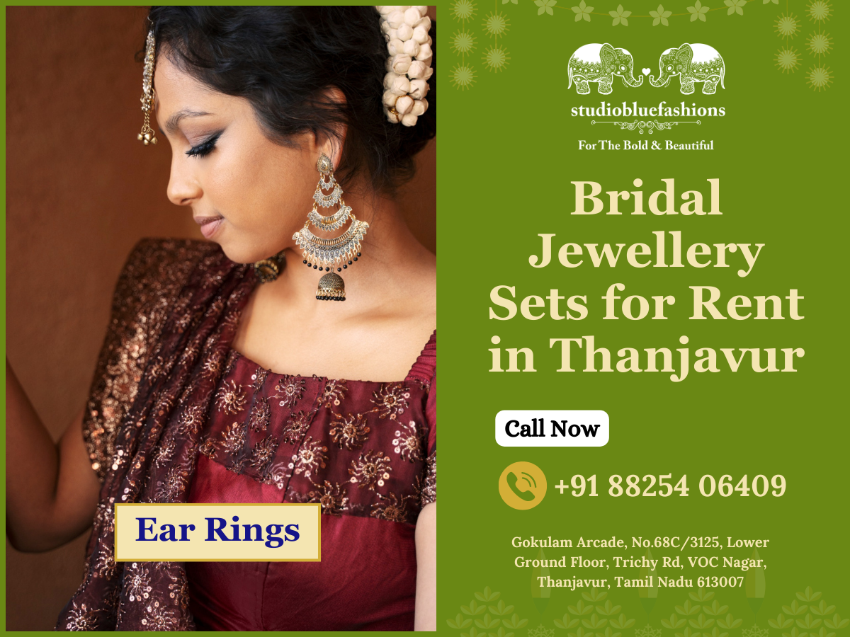 Bridal Jewellery Sets for Rent — Ear Rings