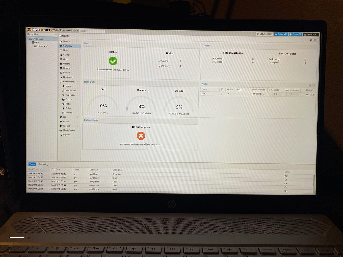 Building my first homelab with Proxmox! | by Christian Young | Medium
