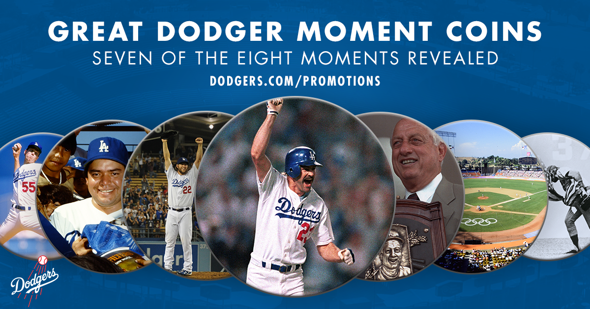 Great Dodger Moment Coins promotional series unveiled by Jon Weisman