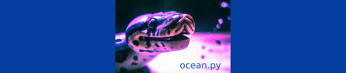 Getting Started with ocean.py, Part 4: Walkthrough | by Trent McConaghy ...