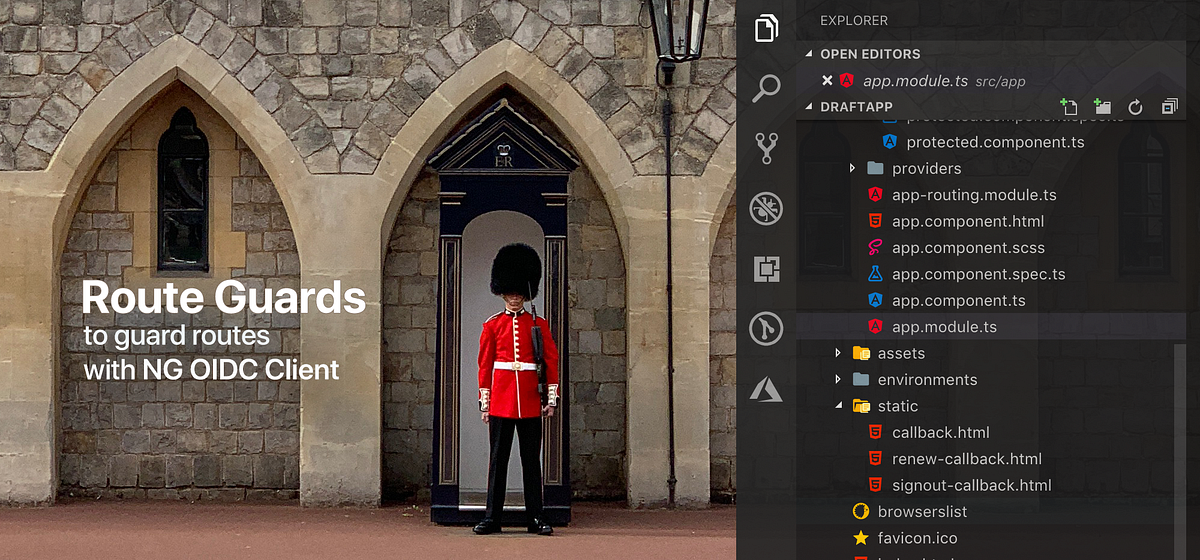 Route Guards💂 to guard routes with ng-oidc-client | by 𝐀𝐥𝐞𝐱 | Medium
