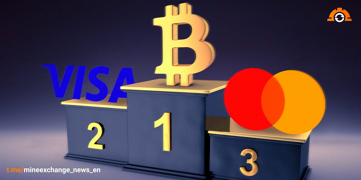 Bitcoin capitalization exceeded Visa and Mastercard - MINE.exchange ...