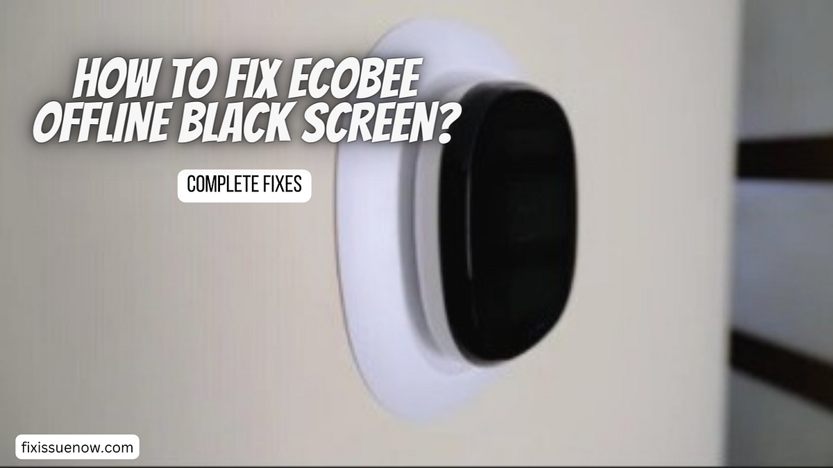 How To Fix Ecobee Offline Black Screen? Fixes & Guide by fixissuenow