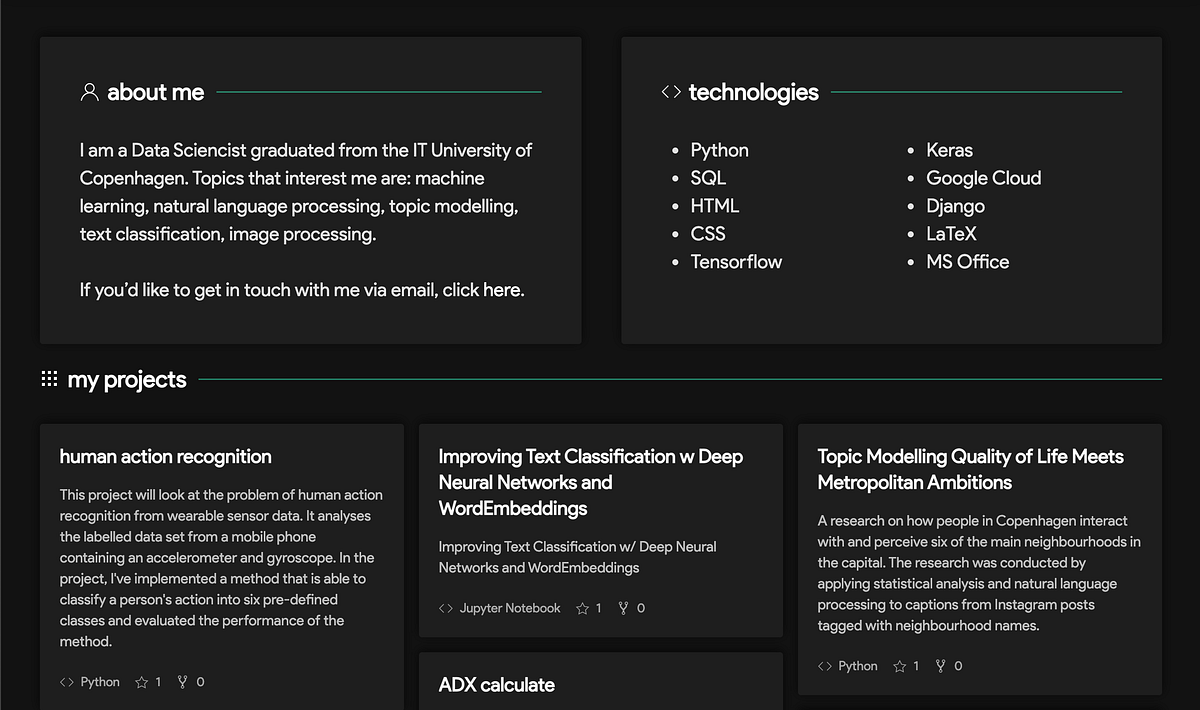 A data scientists’ approach to building a portfolio | by Nicolai ...
