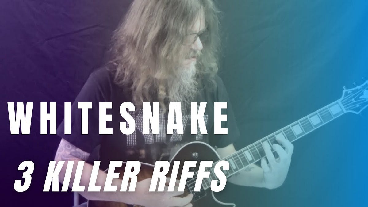 Learn To Play 3 Killer Guitar Riffs By Whitesnake by Guitar Control
