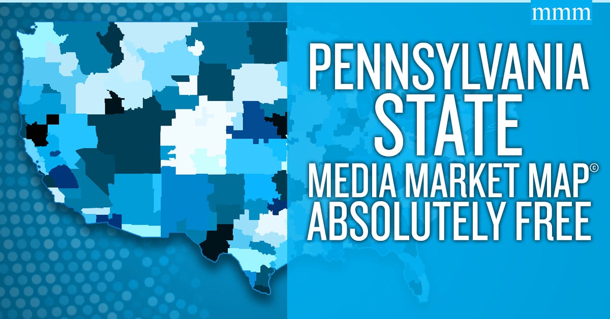 PENNSYLVANIA STATE DMA MAP 2021. PENNSYLVANIA STATE DMA MAP OVERVIEW