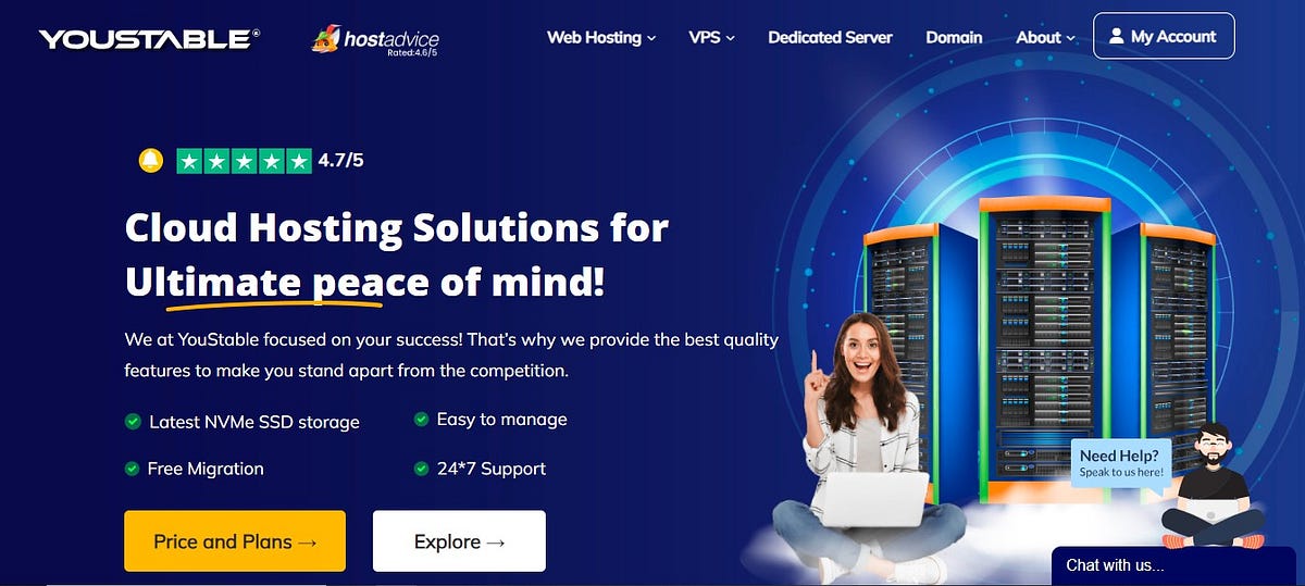 Best Web Hosting Provider in India 2024 YouStable by Tanu