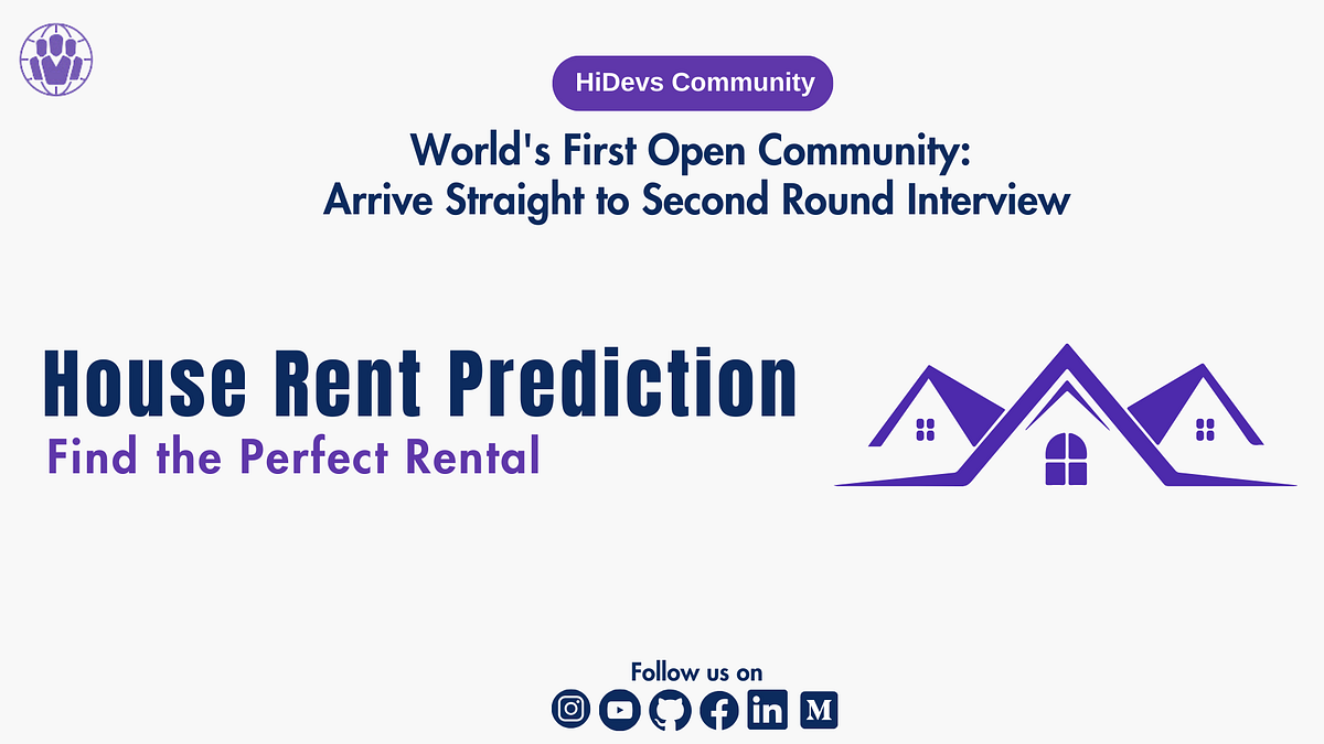 House Rent Prediction. Find the Perfect Rental by Hidevs Community Medium