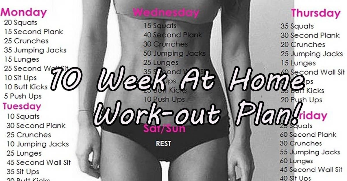 Workout plan for a week at home hot sale