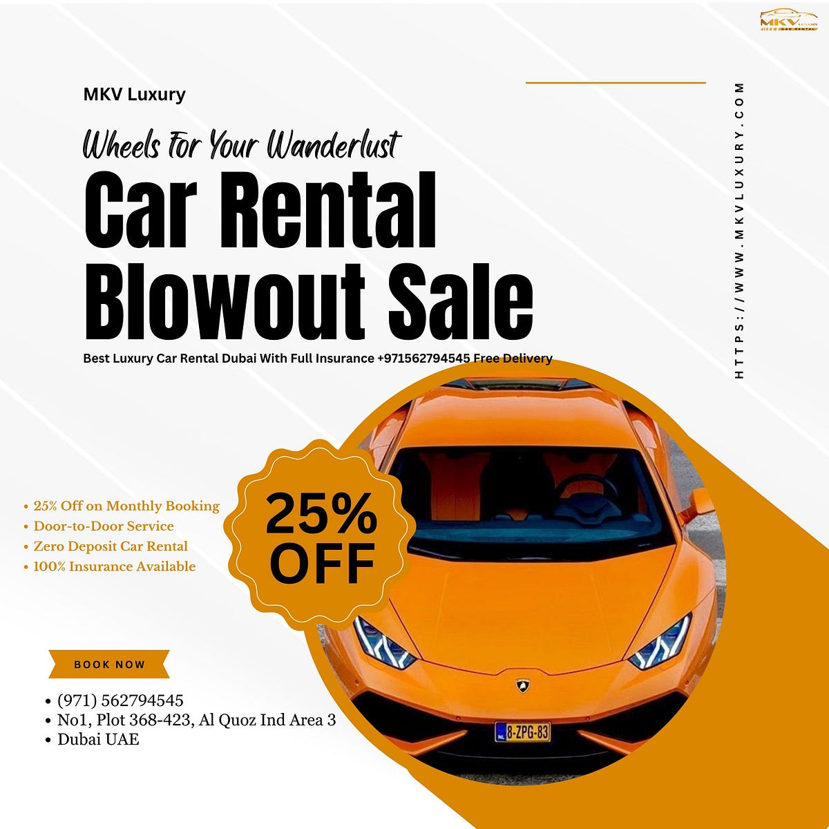 How To Book the Best Luxury Car Rental in Dubai? by MKV Luxury Nov