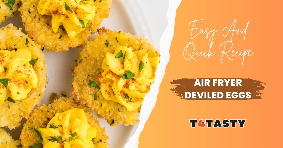 Air Fryer Deviled Eggs. Deviled eggs have been very famous as… by t4