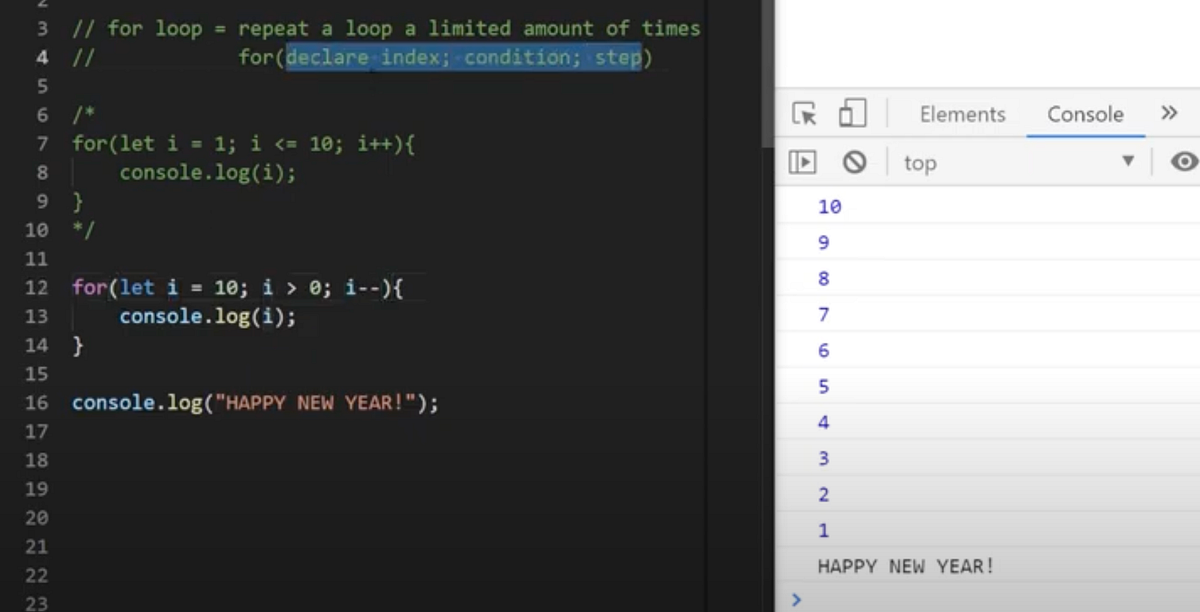 Javascript roadmap: For loop - Gol D. Roger - Medium
