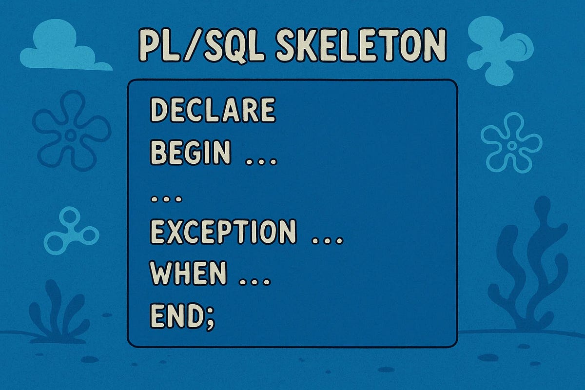 Cracking the Skeleton of PL/SQL. When you first peek into PL/SQL, the ...