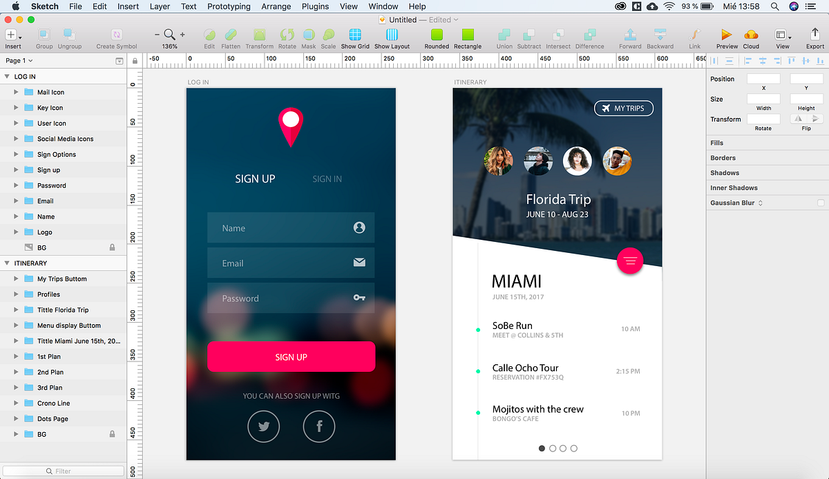 First steps with Sketch. The following exercises are based on… | by Eff ...
