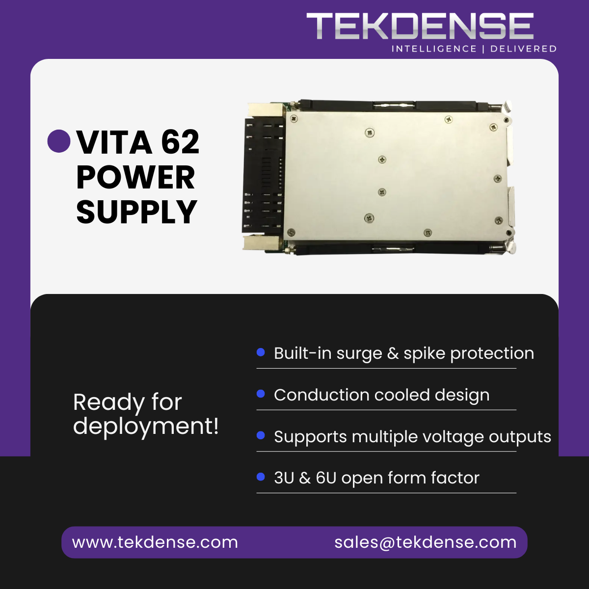 Helios Vita 62 PSU | 3U/6U Power Supply