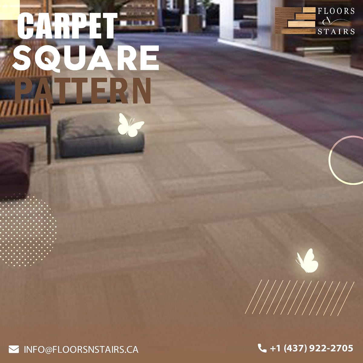 CARPET SQUARE PATTERN Floor N Stair CA Medium