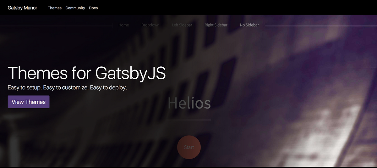 Announcing Gatsby Manor, ReactJS themes for GatsbyJS 🎉🎊 | by Steven ...