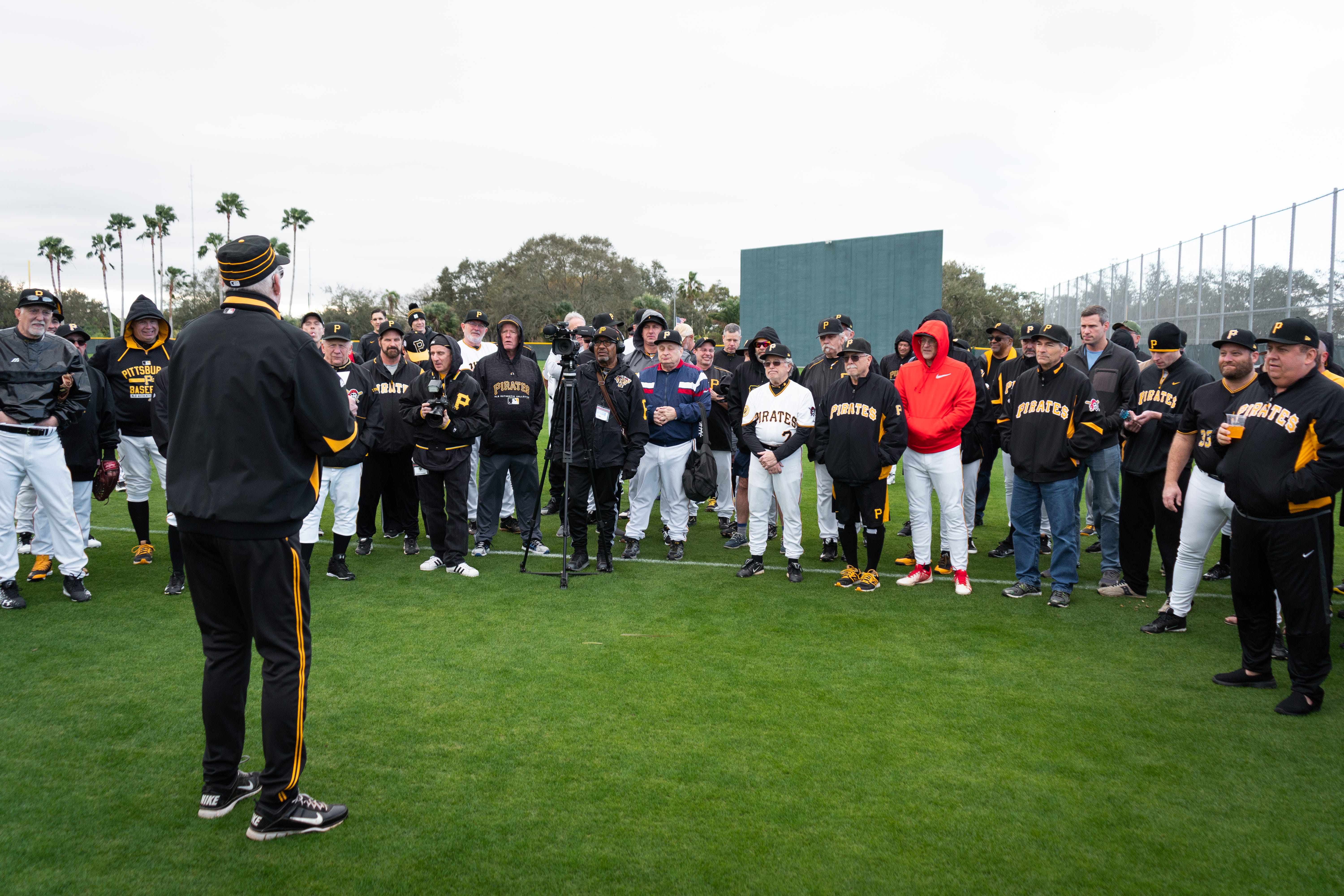 Meeting up with Pirates from a bygone era at fantasy camp