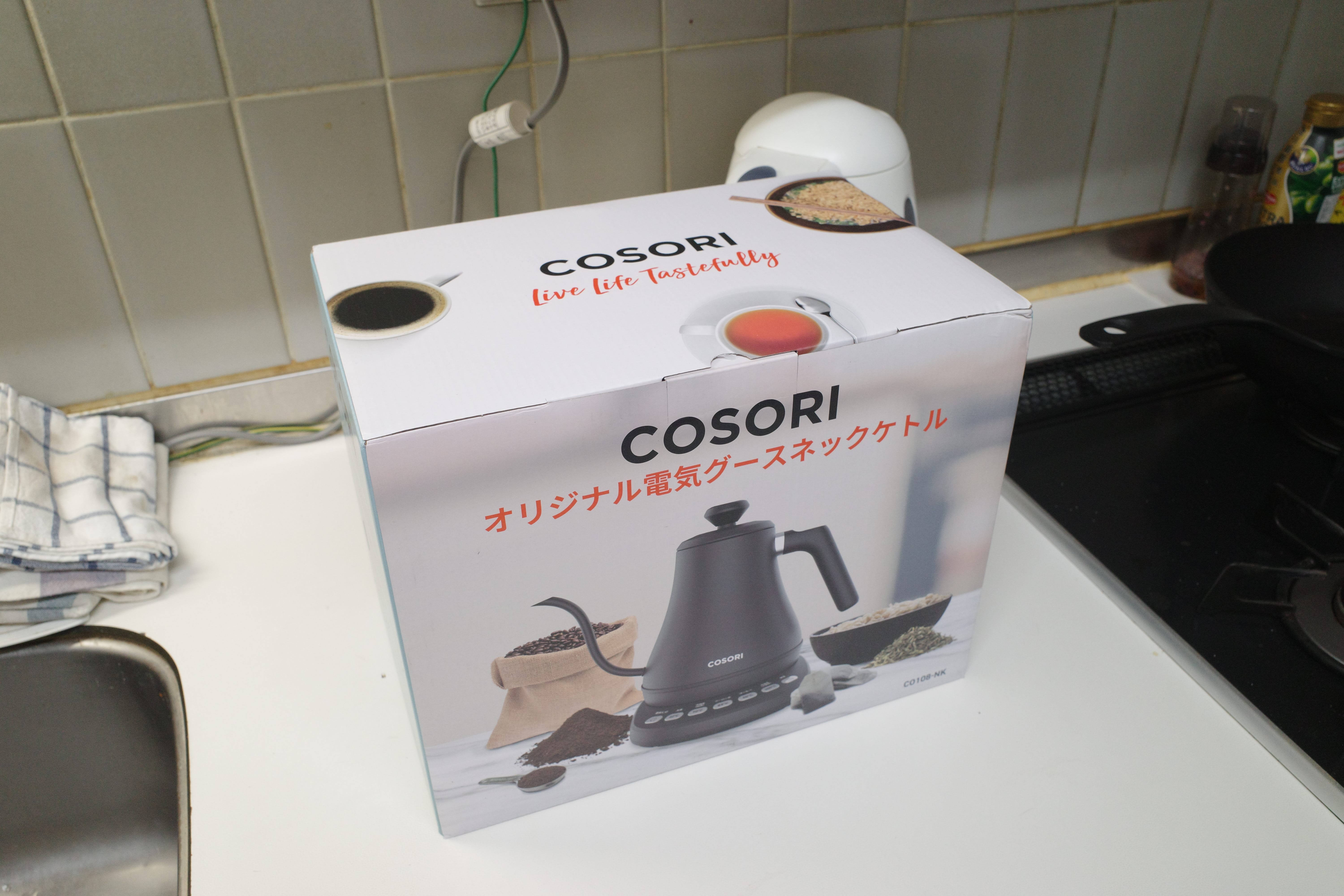 cosori 温調電気ケトル （新品未開封品） Cosori 電気ケトルの温度調節機能で時間のない朝も白湯が飲める