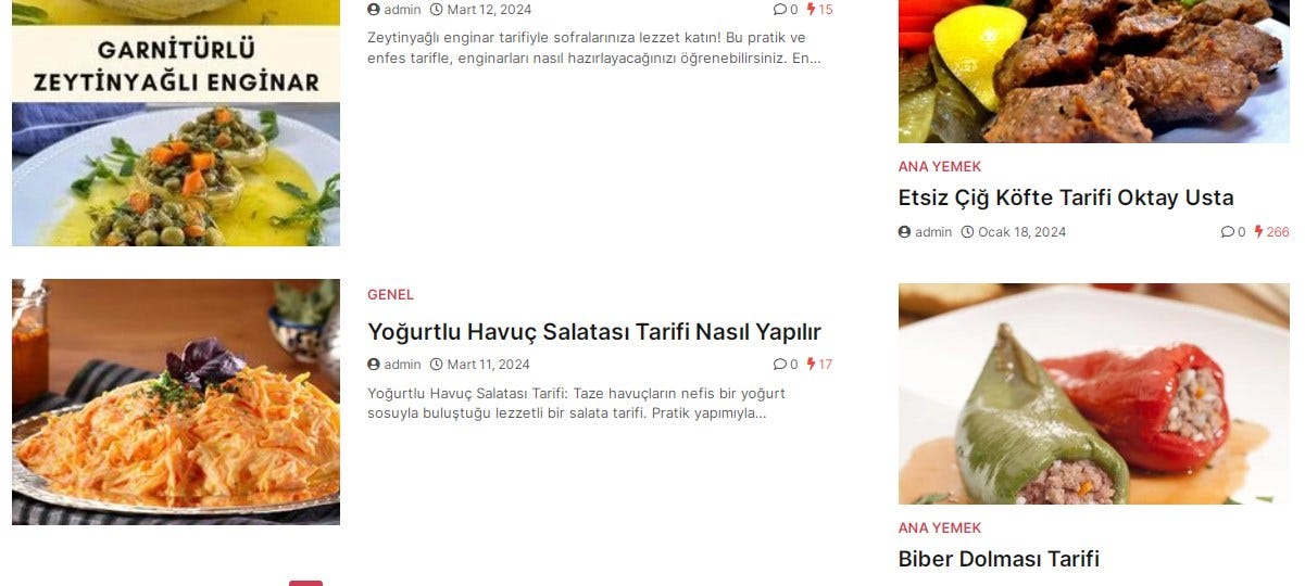 Tarifi Kolay Yemekler