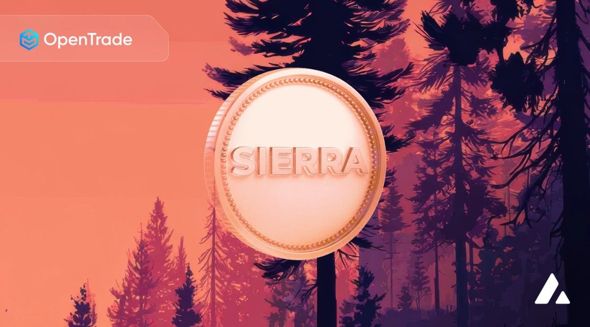 Sierra ve OpenTrade ile Avalanche Üzerinde Gerçek Dünya Getirisinin Artırılması!
