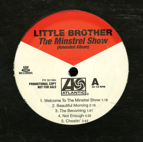 Little Brother – The Minstrel Show – 2 x Vinyl (Gold
