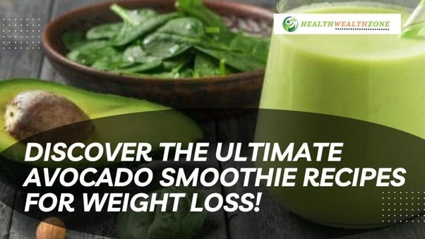 Avocado juice top for weight loss
