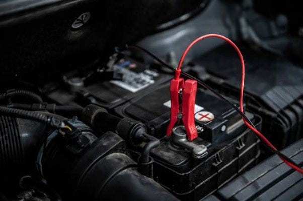 Running car to charge battery deals
