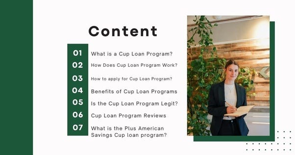 What Is A Cup Loan?