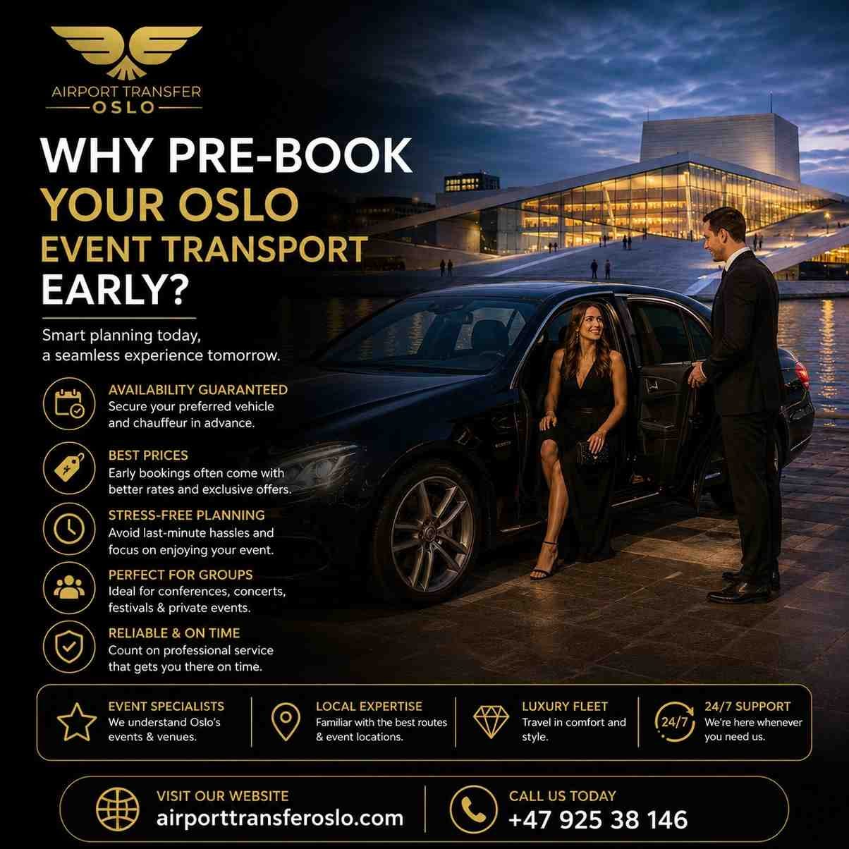 Why Pre-Book Your Oslo Event Transport Early?