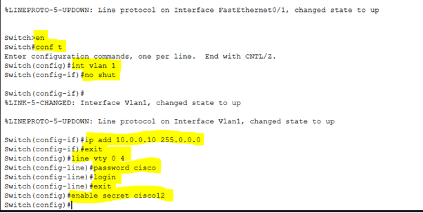 CONFIGURE TELNET ON SWITCH (in Cisco Packet Tracer) | by Swati Tripathi |  Medium