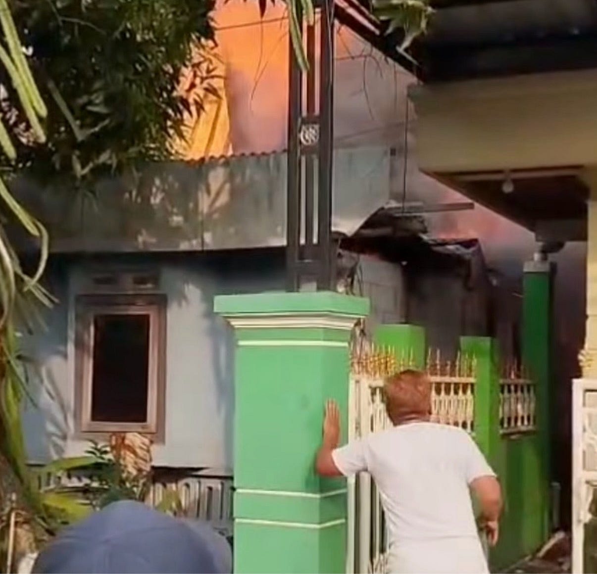 Rumah Warga Pedak Kidul Menduran Ludes Terbakar, Kerugian Ditaksir Rp300 Juta