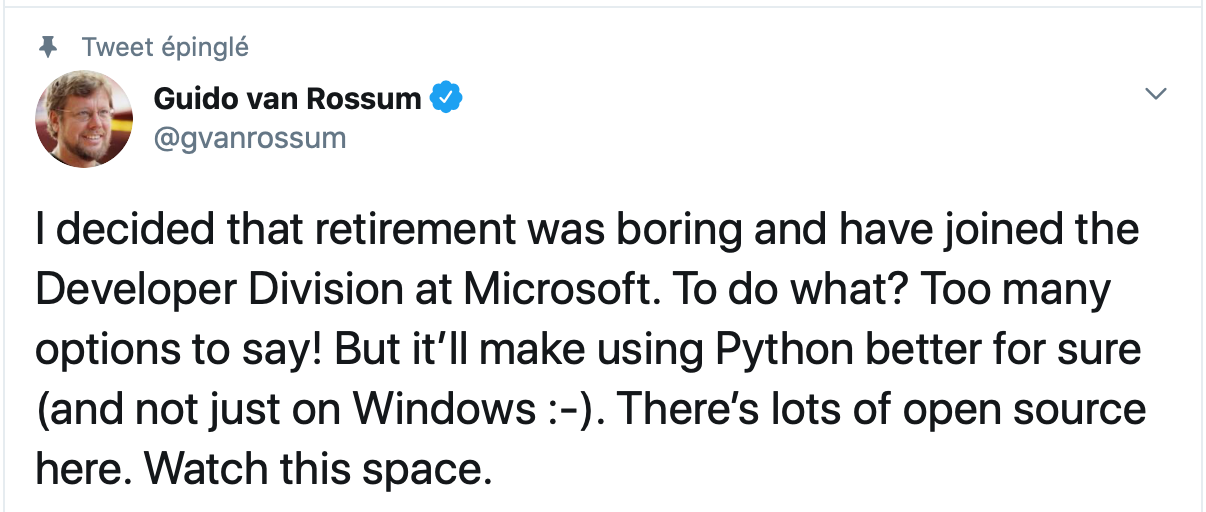Guido, Microsoft et une longue nuit d’halloween