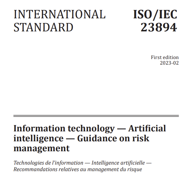 AI Risk Management with ISO/IEC 23894:2023 | by Dr Roushanak