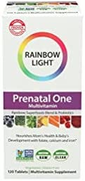 RAINBOW LIGHT VIBRANCE MULTIVITAMIN PRENATAL ONE, 120 Ounce