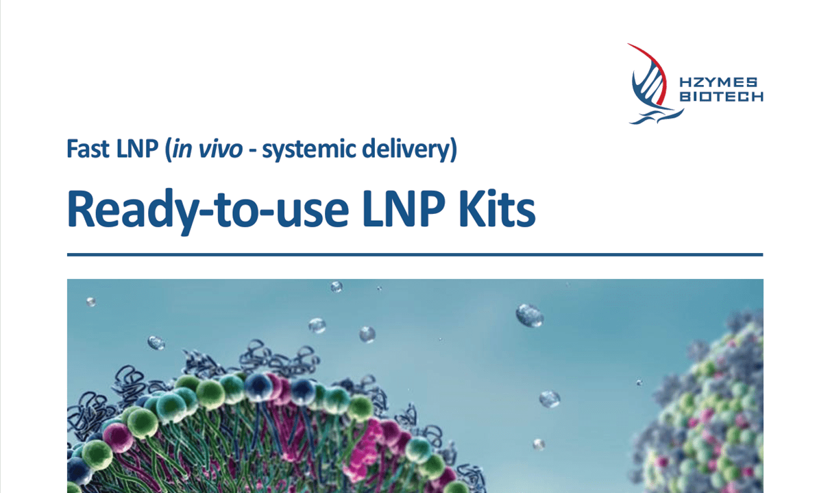 Fast In Vivo RNA Delivery Made Simple: Hzymes Ready-to-Use LNP Encapsulation Kit