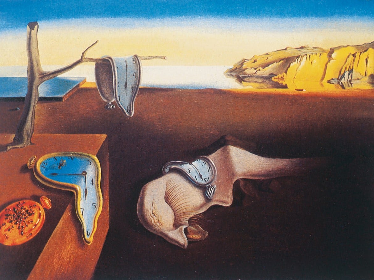“A persistência da memória” — Salvador Dali (1931)