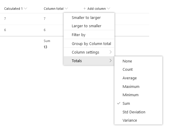 SharePoint Lists — Totals of Calculated Columns Proof of Concept | by  Veeeetzzzz | Medium