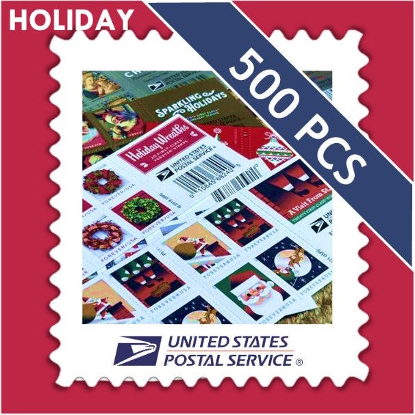 This years Christmas and holiday stamps from USPS (and my 2022