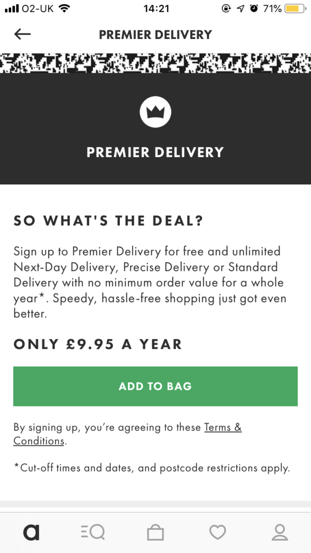 Premier Unlimited Next Day Delivery