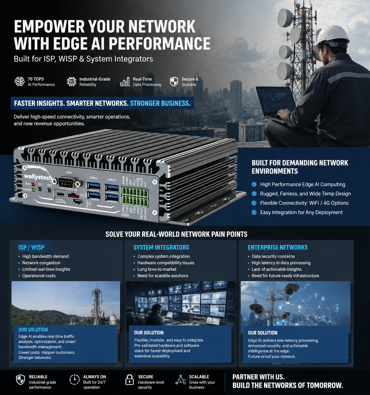 70 TOPS AI Security Edge Computer for Smart Surveillance: Real-Time Video Analytics Without Cloud…