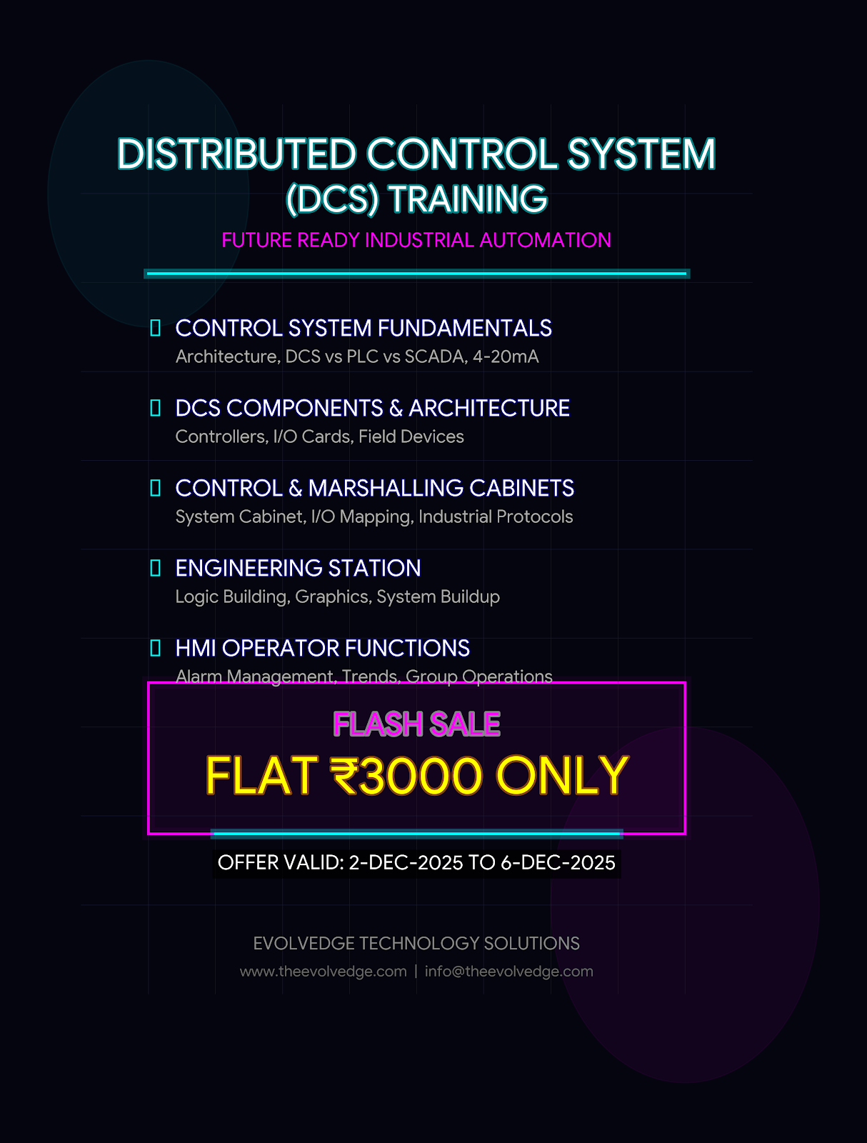 flash sale on DCS training in just 3000 rupee only