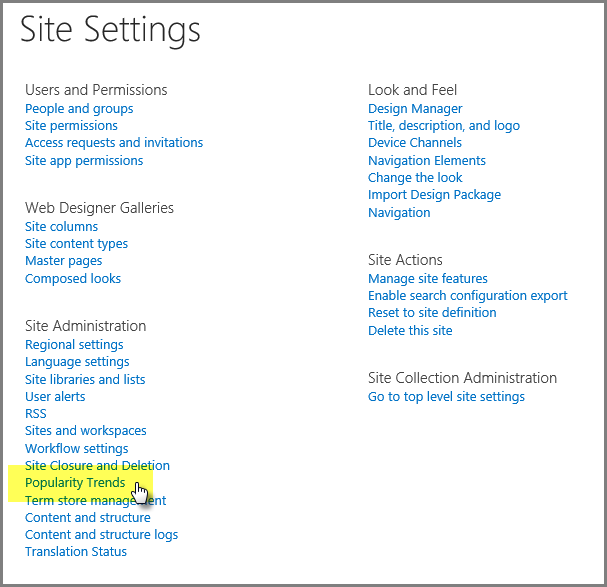 How to display recommendations and popular items in SharePoint